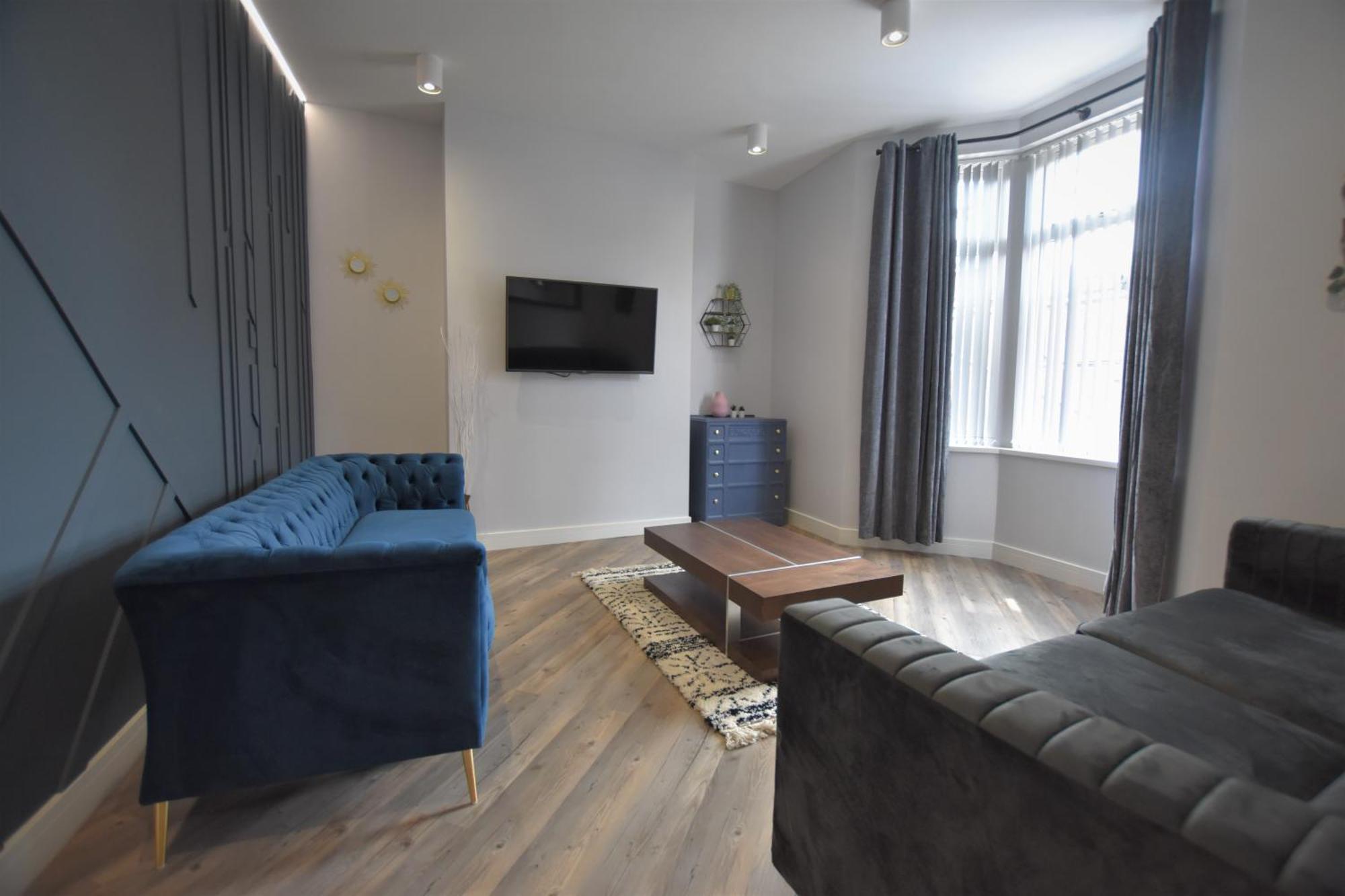 Central, Contractor&Family Friendly, Smarttv 森德兰 外观 照片